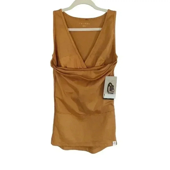 NWT Lulabu soothe shirt in camel size small NWT - Picture 2 of 5